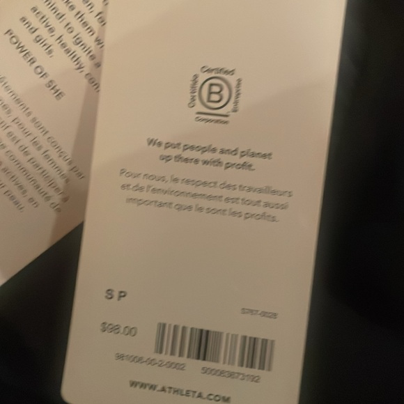 NWT Athleta Maldives One Piece Small Black - Picture 7 of 7